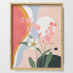 Colorful Flower Design 1 Serving Tray Gallery Image 1