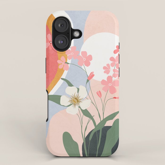 Colorful Flower Design 1 iPhone Case Gallery Image 1