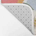 Colorful Flower Design 1 Bath Mat Gallery Image 2