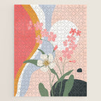 Colorful Flower Design 1 Jigsaw Puzzle Gallery Image 1