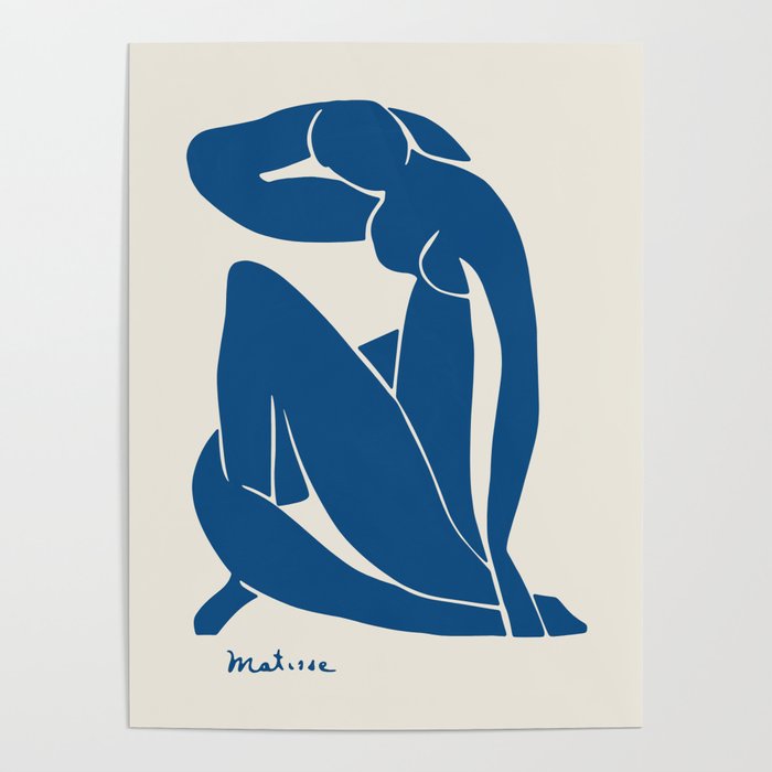 Henri Matisse - Blue Nude II, 1952 (Color of the Year 2020) Poster Gallery Image 1