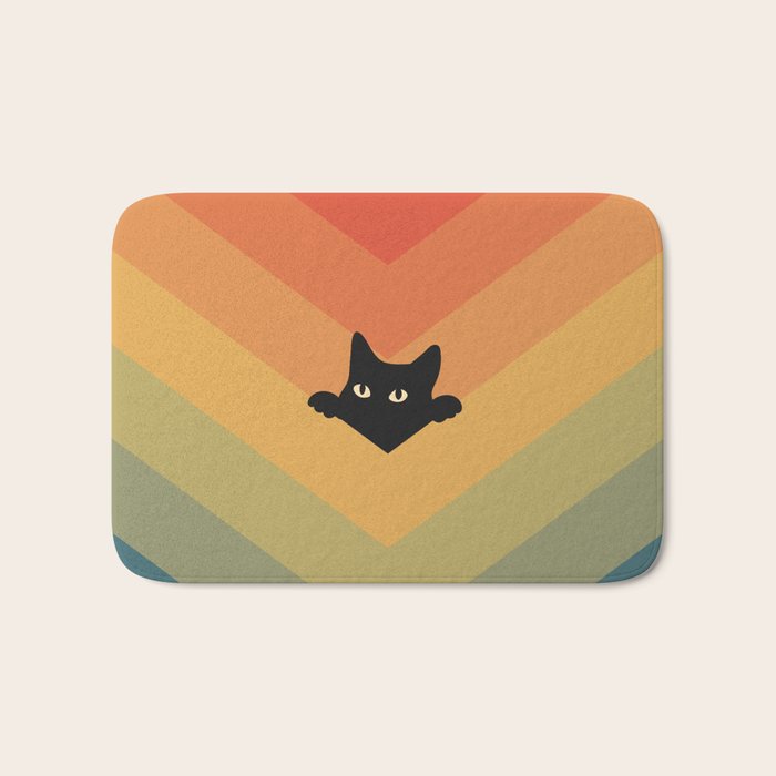 Cat Landscape 165 Bath Mat Gallery Image 1
