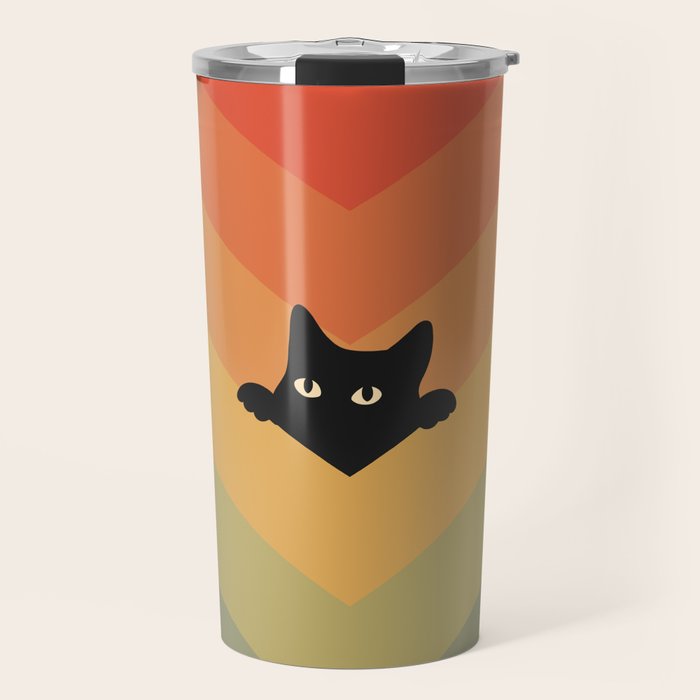 Cat Landscape 165 Travel Mug Gallery Image 1