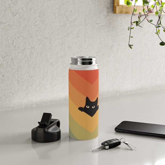 Cat Landscape 165 Water Bottle Gallery Image 4