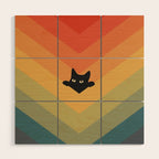 Cat Landscape 165 Wood Wall Art Gallery Image 1