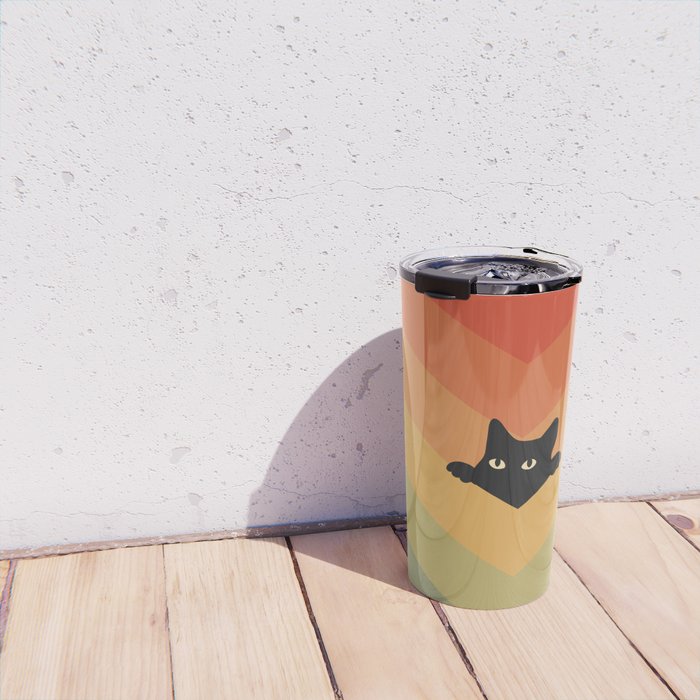 Cat Landscape 165 Travel Mug Gallery Image 4