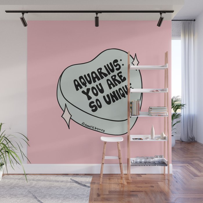 Aquarius Conversation Heart Wall Mural Gallery Image 1