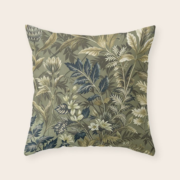 Botanical Tropics of Eden Throw Pillow Gallery Image 6