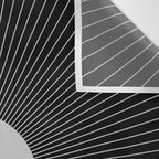 Abstraction_SUNRISE_SUNSET_BLACK_WHITE_MONO_POP_ART_0622A Wall Tapestry Gallery Image 3
