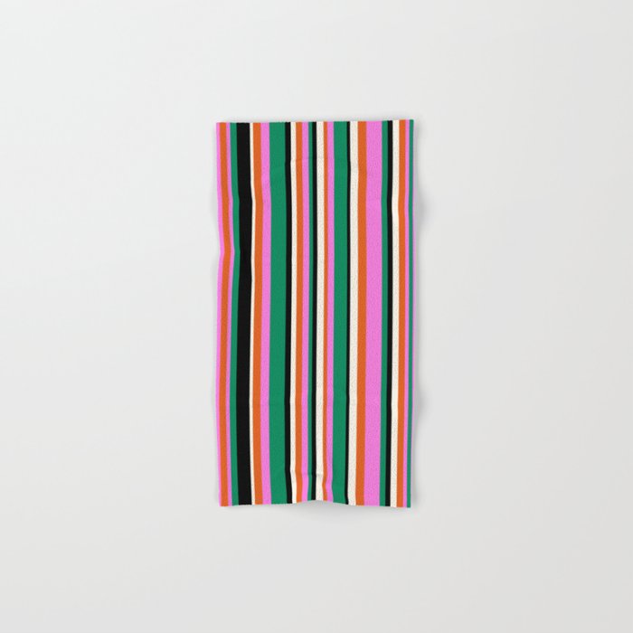 Classic Stripes XIV - Bold Retro Bath Towel Gallery Image 1