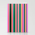 Classic Stripes XIV - Bold Retro Stationery Card Gallery Image 2
