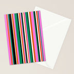Classic Stripes XIV - Bold Retro Stationery Card Gallery Image 2