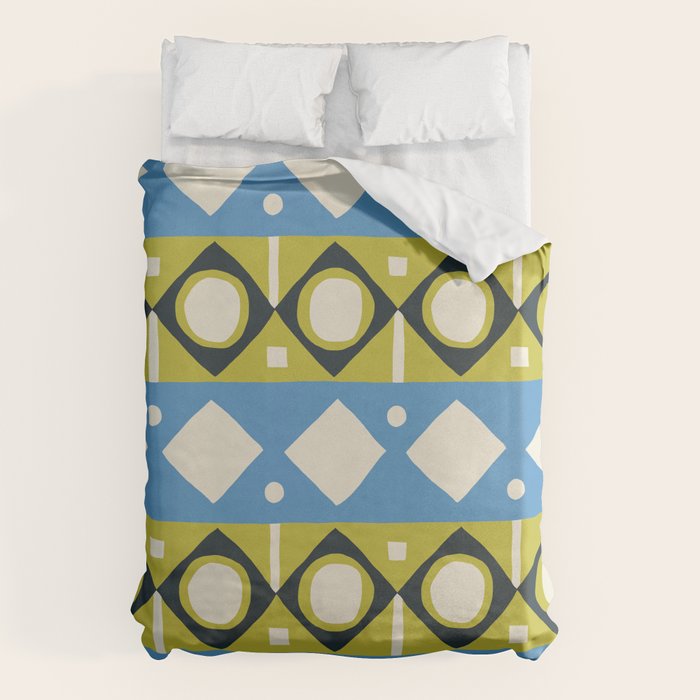 Simple Hand-cut Pattern #1 Duvet Cover Gallery Image 1