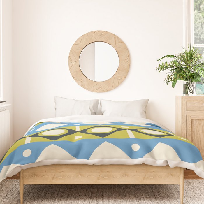 Simple Hand-cut Pattern #1 Duvet Cover Gallery Image 3