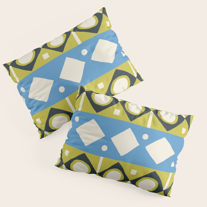 Simple Hand-cut Pattern #1 Pillow Sham Gallery Image 3