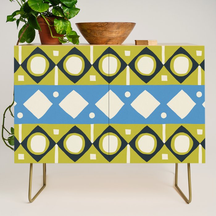 Simple Hand-cut Pattern #1 Credenza Gallery Image 1