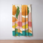 Colorful Branching Out 21 Window Curtain Gallery Image 3