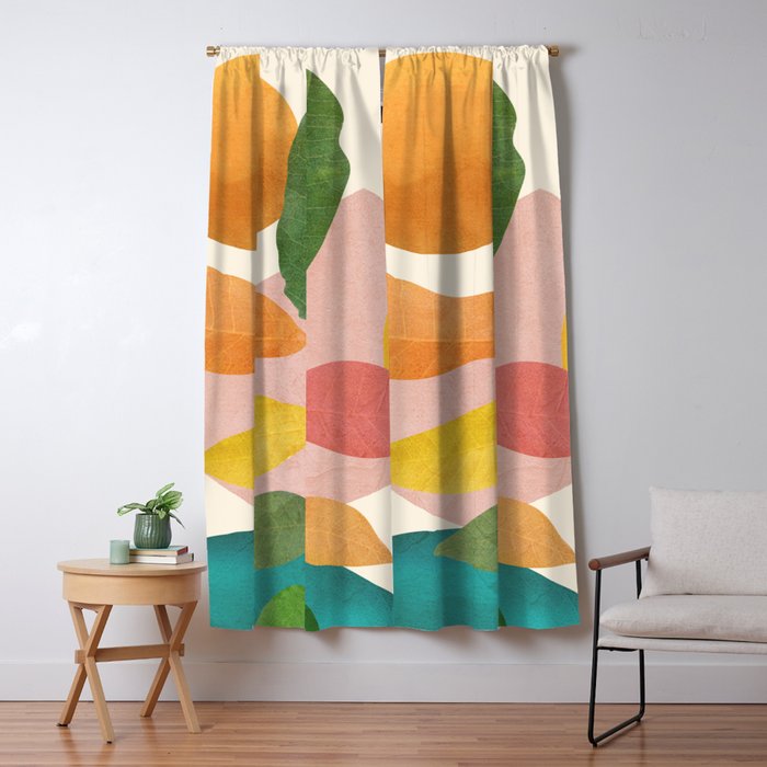 Colorful Branching Out 21 Window Curtain Gallery Image 5