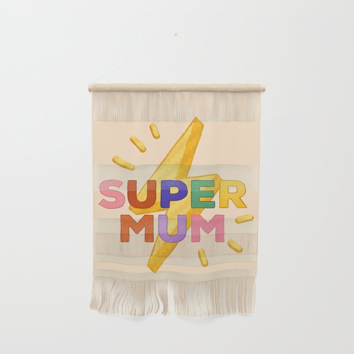 Retro Super Mum  Wall Hanging Gallery Image 1
