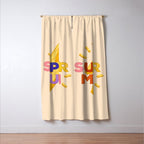 Retro Super Mum  Window Curtain Gallery Image 3