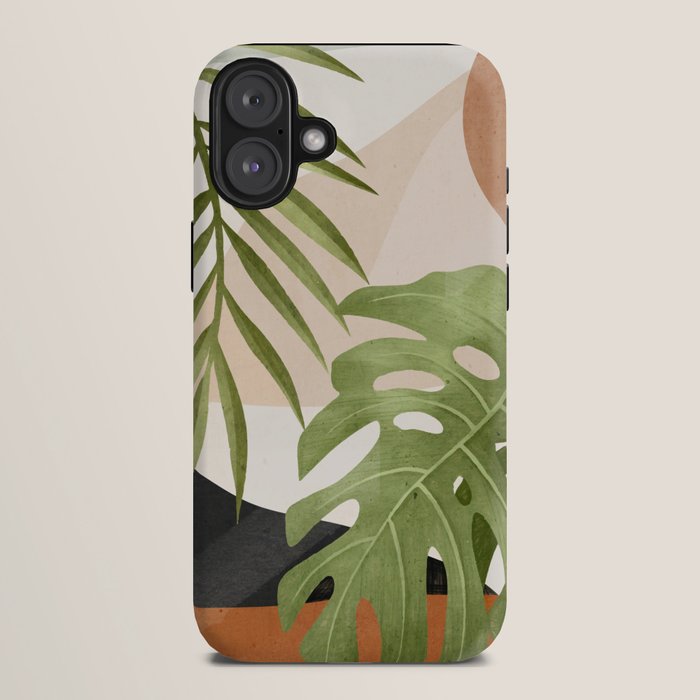 Abstract Art Tropical Leaves 21 iPhone Case Gallery Image 10