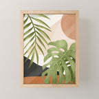 Abstract Art Tropical Leaves 21 Mini Art Print Gallery Image 1
