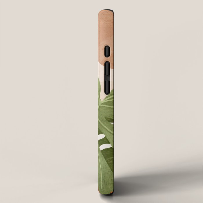 Abstract Art Tropical Leaves 21 iPhone Case Gallery Image 2