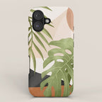 Abstract Art Tropical Leaves 21 iPhone Case Gallery Image 1