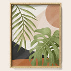 Abstract Art Tropical Leaves 21 Serving Tray Gallery Image 1
