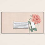 A Simple Rose Desk Mat Gallery Image 1