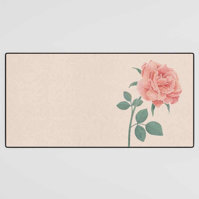 A Simple Rose Desk Mat Gallery Image 3