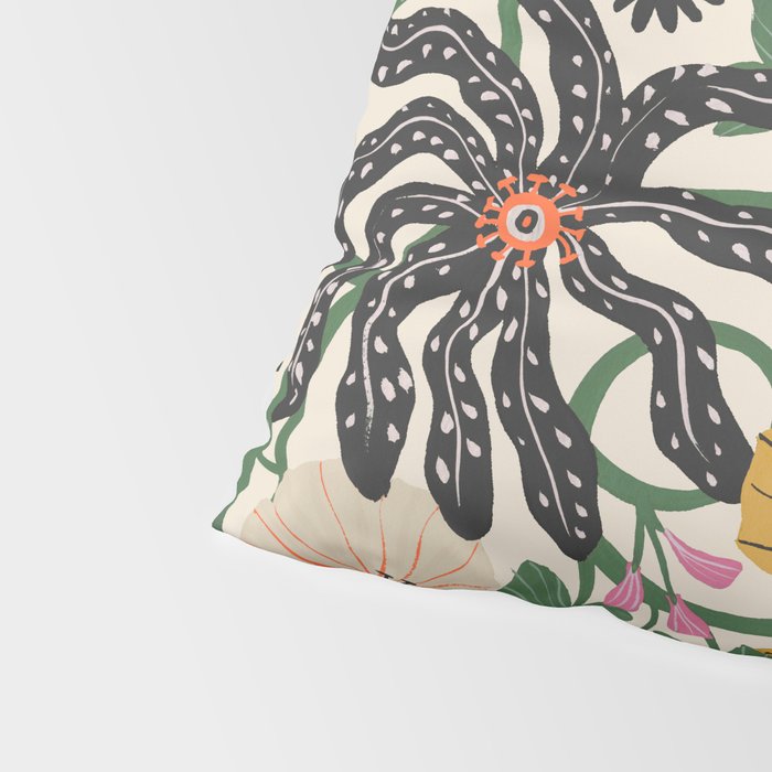 Merrick Floral - creme Pillow Sham Gallery Image 4