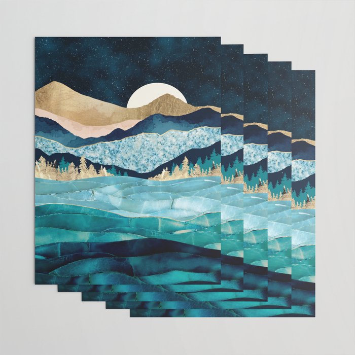 Midnight Ocean Wrapping Paper Gallery Image 3