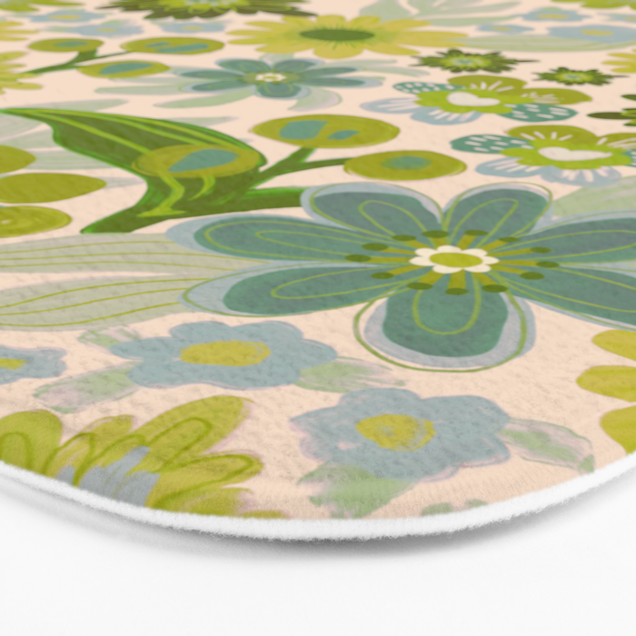 Flower power Bath Mat Gallery Image 3