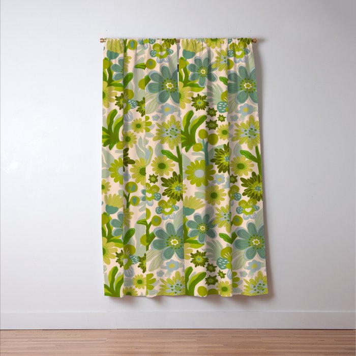 Flower power Window Curtain Gallery Image 3