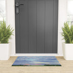 Pink, Purple, and Green Spring Evening Welcome Mat Gallery Image 3