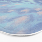 Pink, Purple, and Green Spring Evening Bath Mat Gallery Image 3