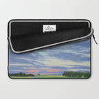 Pink, Purple, and Green Spring Evening Laptop Sleeve Gallery Image 2