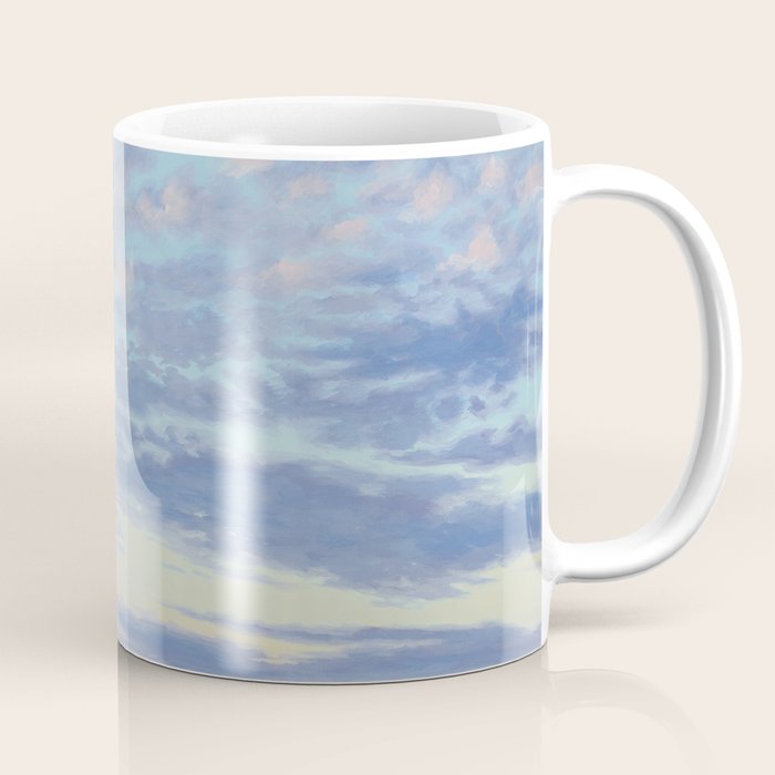 Pink, Purple, and Green Spring Evening Coffee Mug Gallery Image 1
