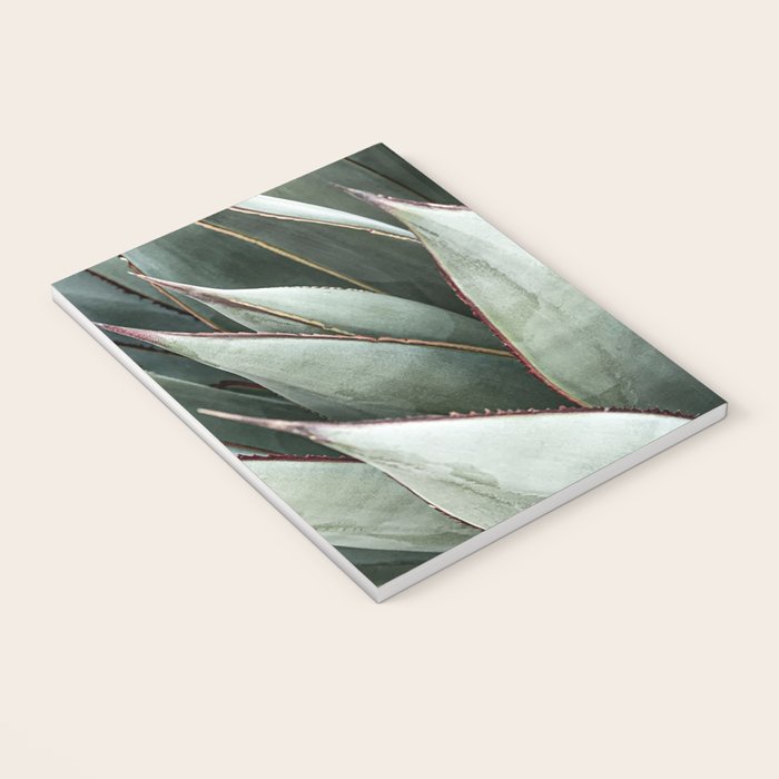 Cactus Leaves // Green Southwest Home Decor Vibes Desert Hombre Plant Photograph Notebook Gallery Image 3