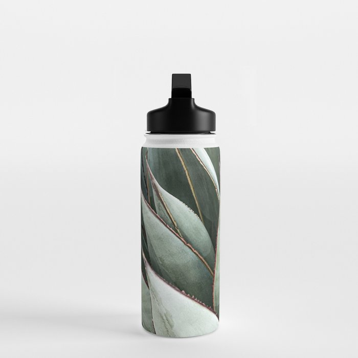 Cactus Leaves // Green Southwest Home Decor Vibes Desert Hombre Plant Photograph Water Bottle Gallery Image 3