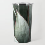 Cactus Leaves // Green Southwest Home Decor Vibes Desert Hombre Plant Photograph Travel Mug Gallery Image 1