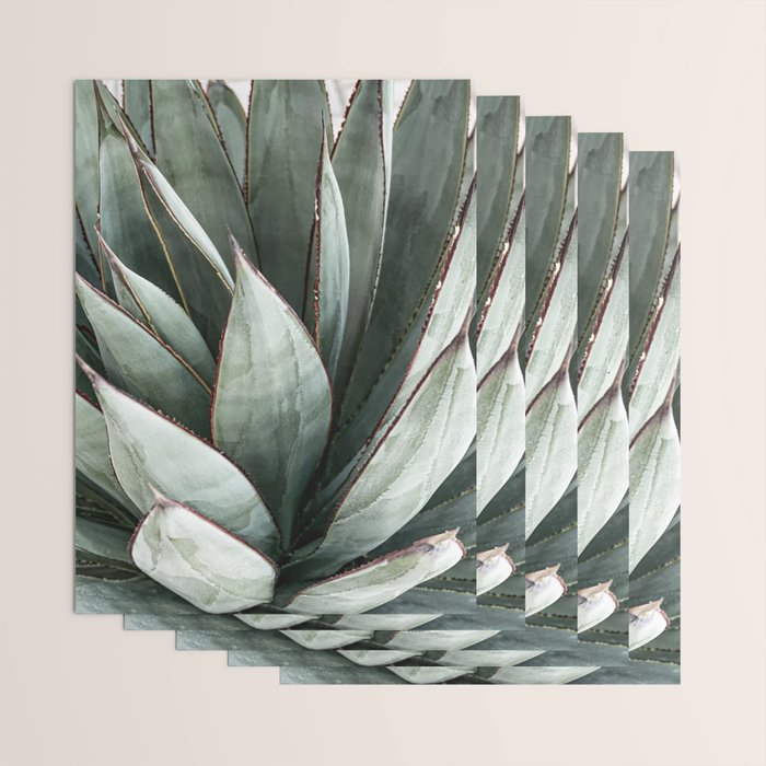 Cactus Leaves // Green Southwest Home Decor Vibes Desert Hombre Plant Photograph Wrapping Paper Gallery Image 3