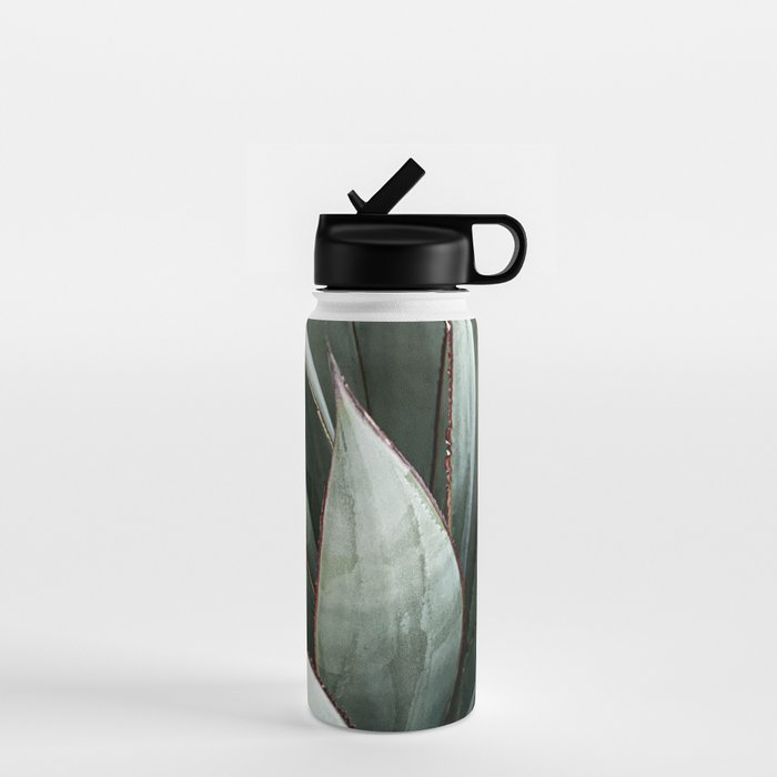 Cactus Leaves // Green Southwest Home Decor Vibes Desert Hombre Plant Photograph Water Bottle Gallery Image 1