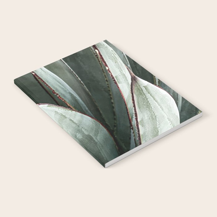 Cactus Leaves // Green Southwest Home Decor Vibes Desert Hombre Plant Photograph Notebook Gallery Image 2