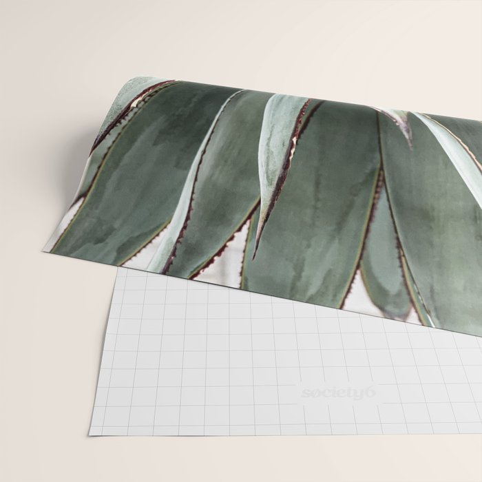 Cactus Leaves // Green Southwest Home Decor Vibes Desert Hombre Plant Photograph Wrapping Paper Gallery Image 2
