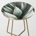 Cactus Leaves // Green Southwest Home Decor Vibes Desert Hombre Plant Photograph Side Table Gallery Image 2