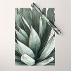 Cactus Leaves // Green Southwest Home Decor Vibes Desert Hombre Plant Photograph Wrapping Paper Gallery Image 1
