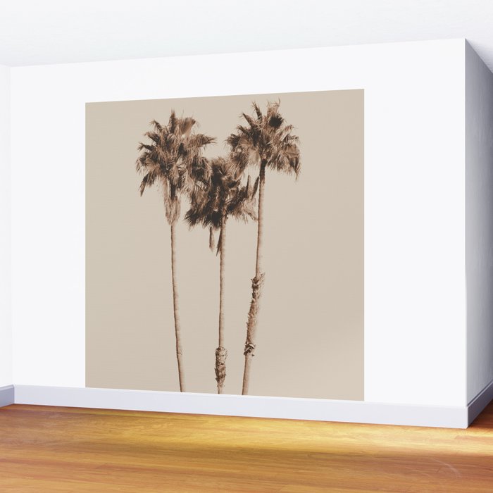 Palm Trees Earthy Vibes #1 #wall #decor #art #society6 Wall Mural Gallery Image 2