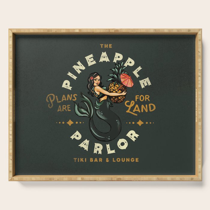 The Pineapple Parlor: Plans Are For Land Serving Tray Gallery Image 1